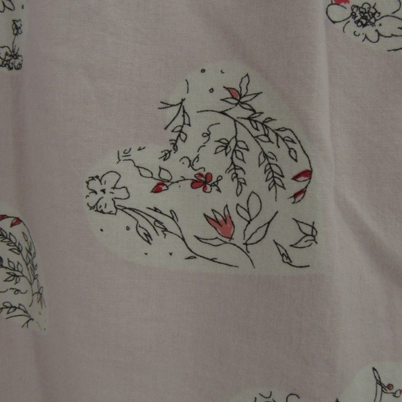 GAP Body Hearts and Flowers Summer Sleep Shorts M - Picture 2 of 16